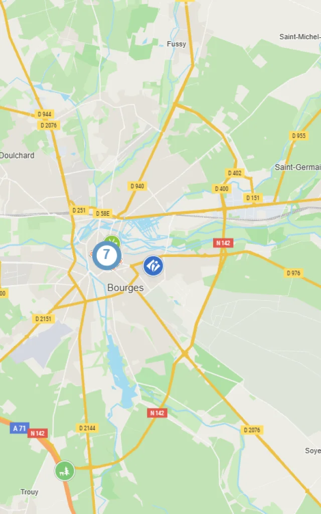 Interactive map｜Route Jacques Cœur