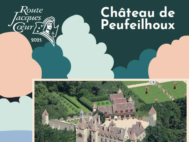 Château and gardens of Peufeilhoux 2025 brochure